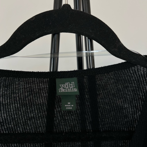 TARGET BLACK LONG SLEEVE TOP - Picture 3 of 4